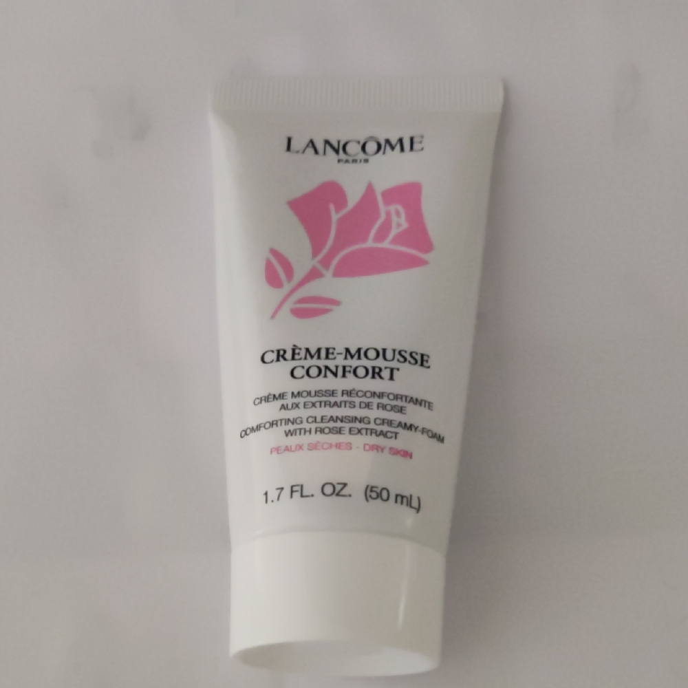 Lancome Crème-Mousse Confort Cleanser - White & Pink